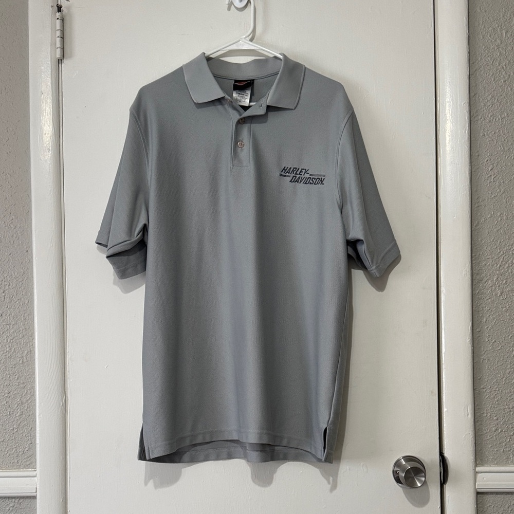 Harley-Davidson Steel Gray Polo Shirt